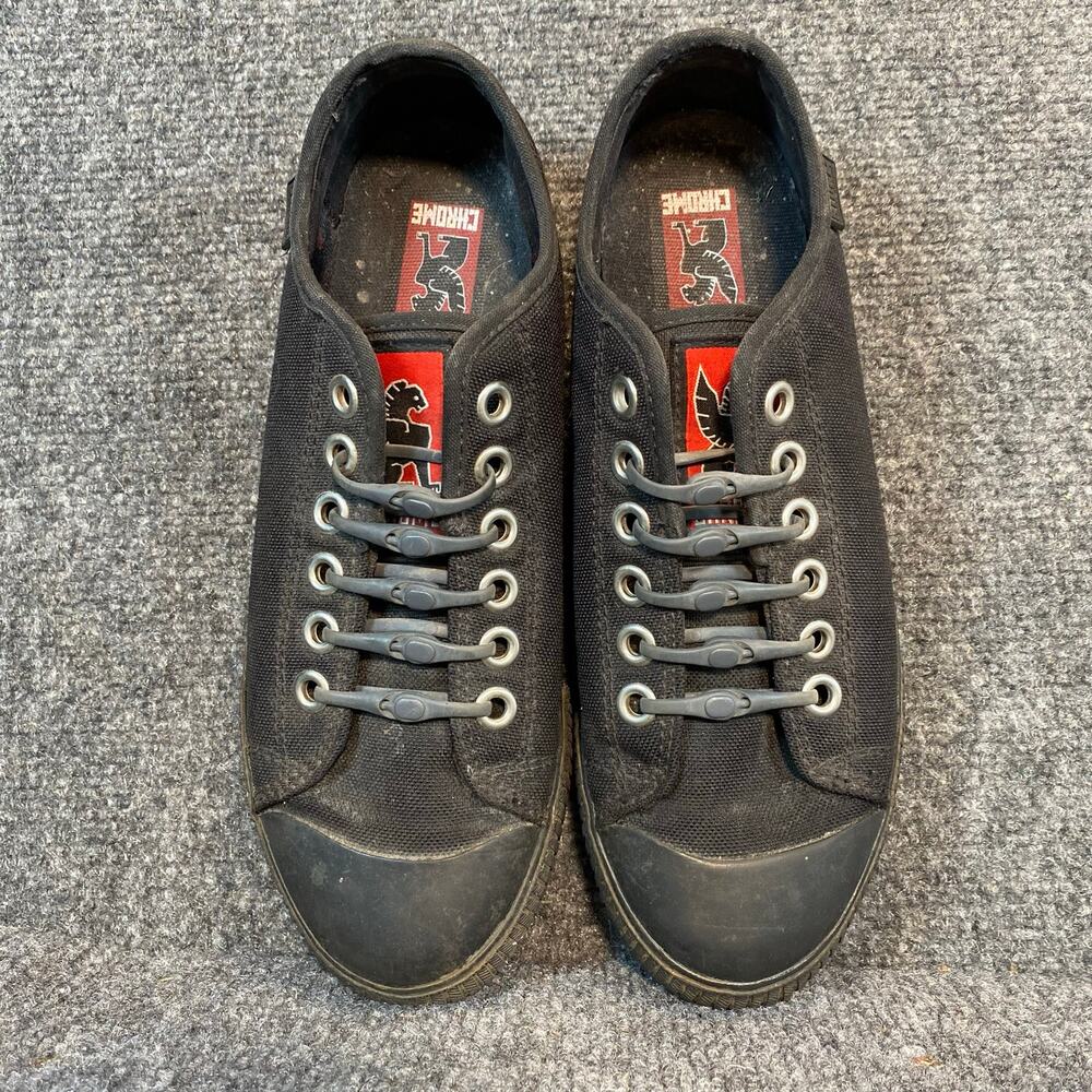 Chrome Industries Urban Cycling Sneakers Black Red Storm Size 6.5 Casual Shoes